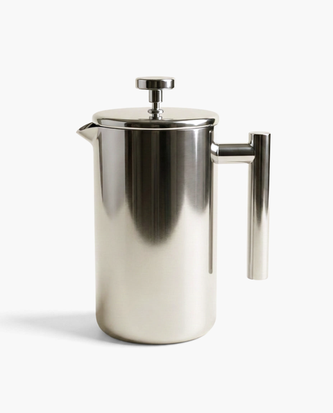 The Signature Stainless Steel French Press, studio packshot