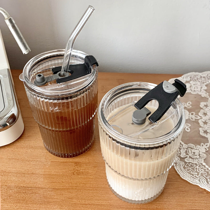 Tempo Glass Mug — in use