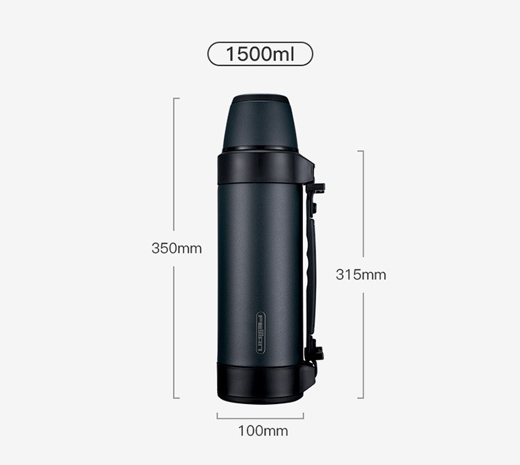 Heritage Travel Thermos — in use