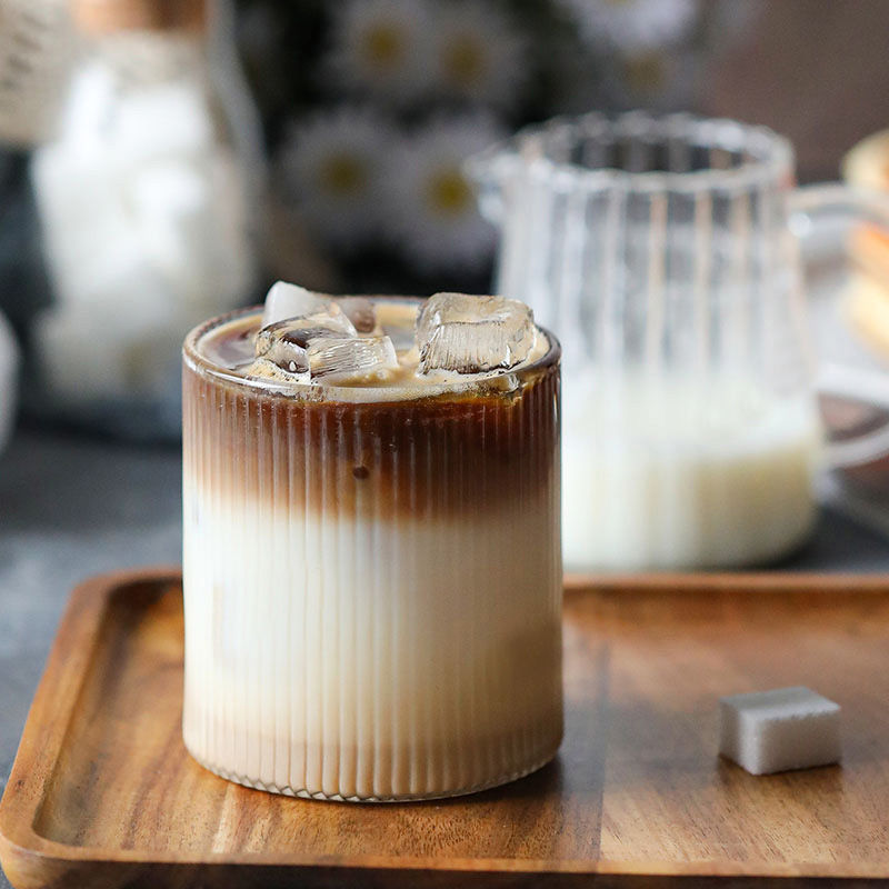 Riviera Iced Glass Set — coffee glasses
