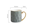 Studio Gold-Rim Mug — color comparison
