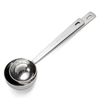 Walnut Measuring Spoon — anatomy detail