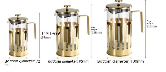 Bench Stainless Press — color comparison