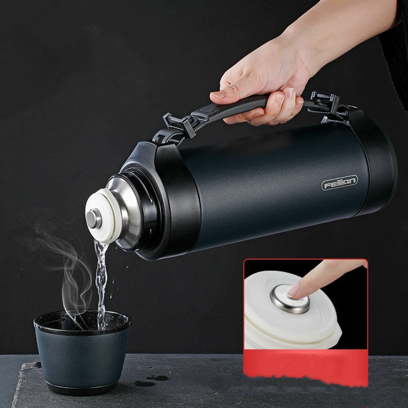Heritage Travel Thermos — scale reference