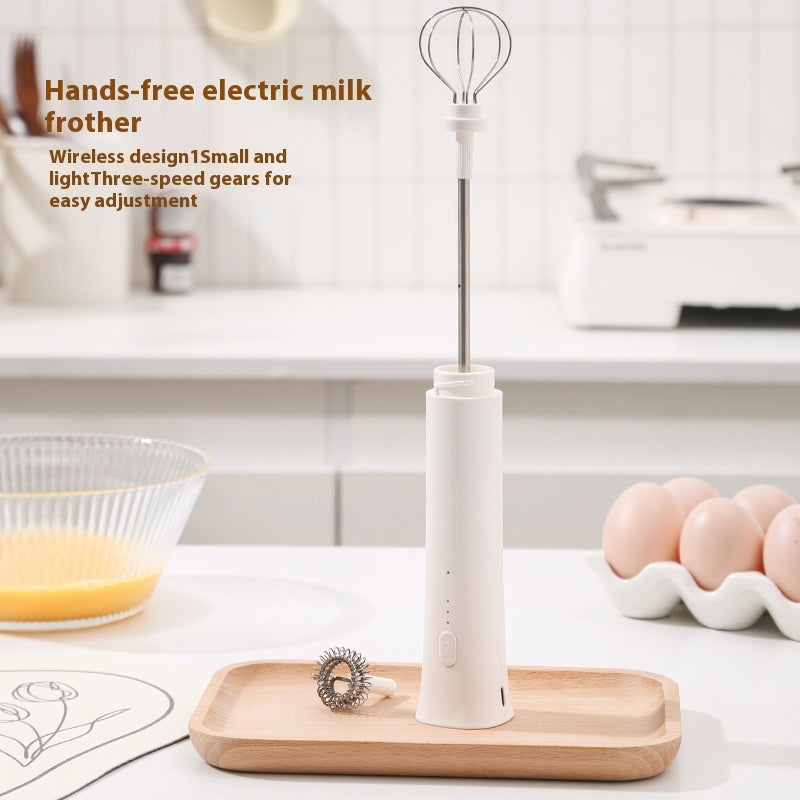Editor's Wireless Frother — macro texture