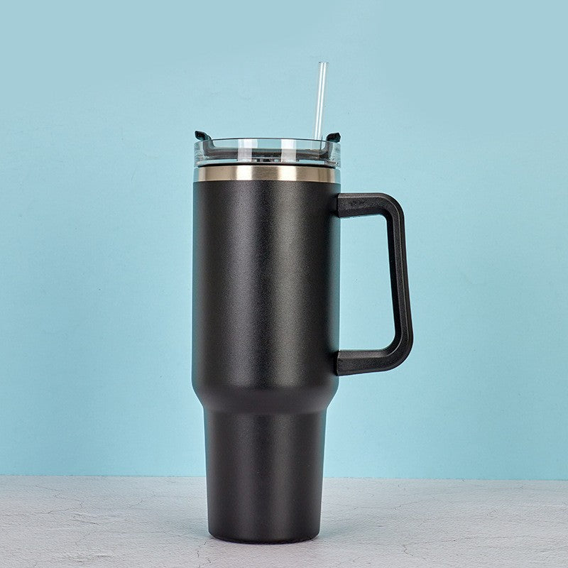 Atelier Steel Tumbler — in use