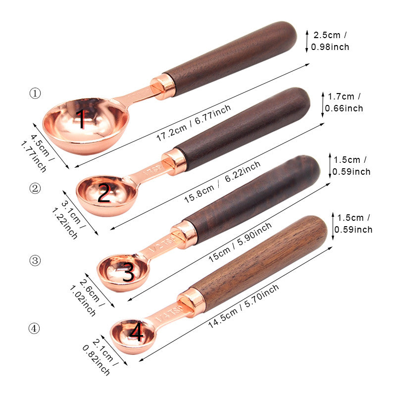 Pro Rose Gold Spoons — lifestyle scene