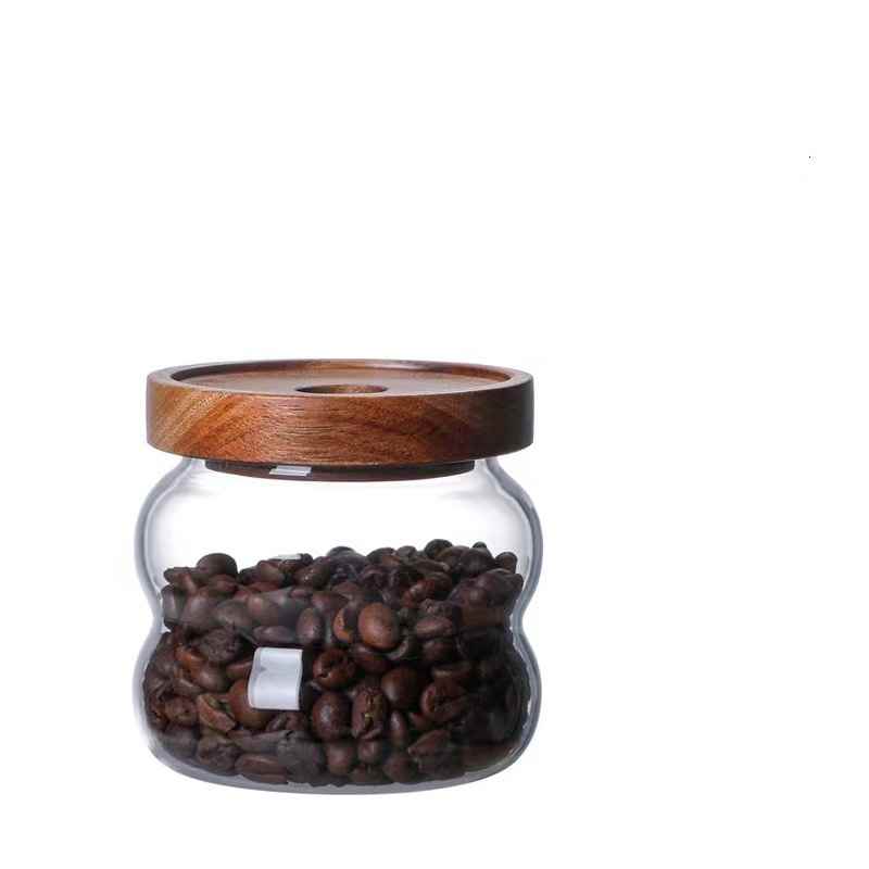 Ripple Glass Canister — scale reference