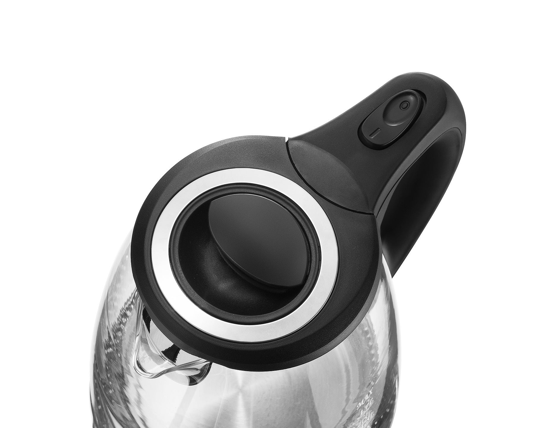 Sentinel Glass Kettle — macro texture
