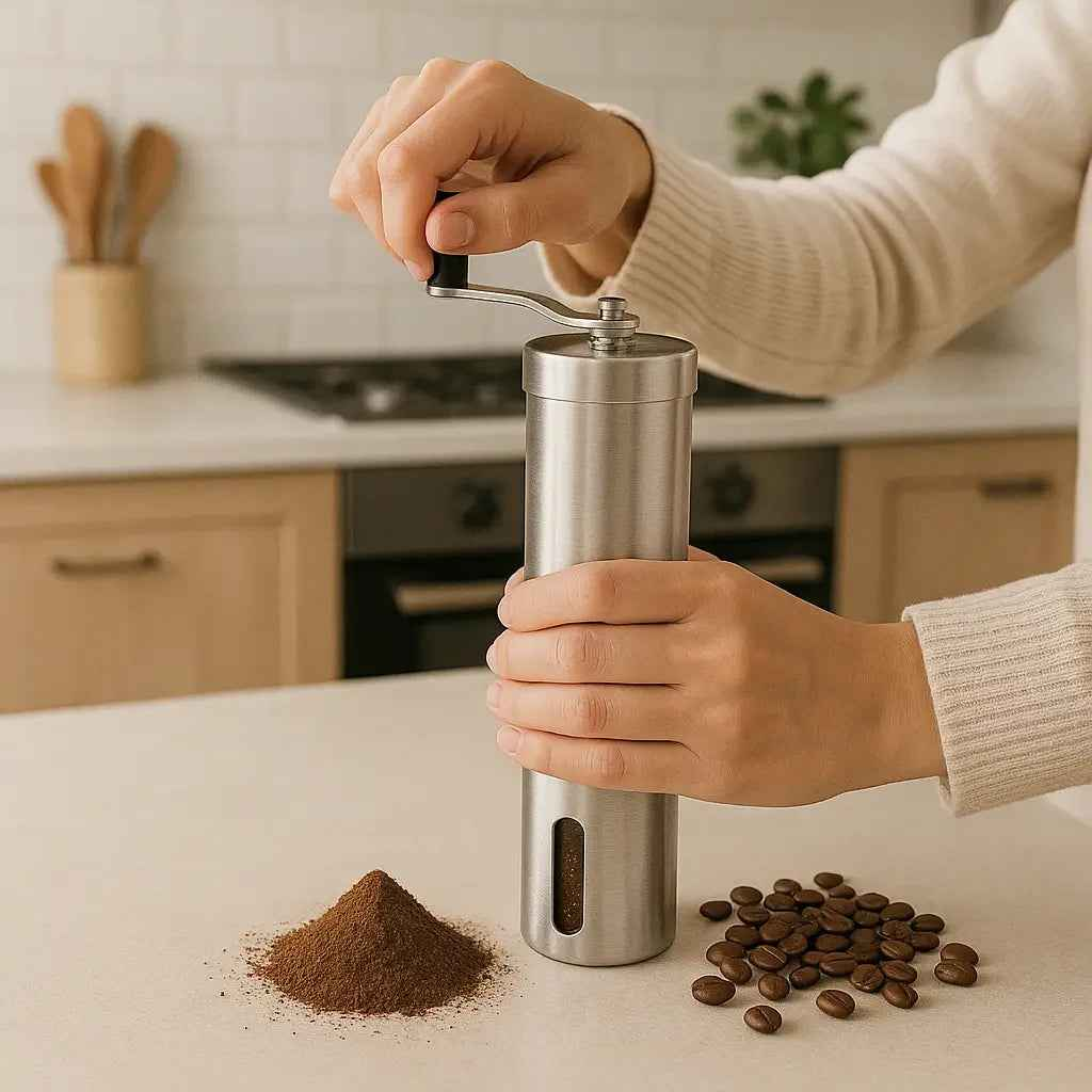 Manual Coffee Grinder | Stainless Steel & Adjustable