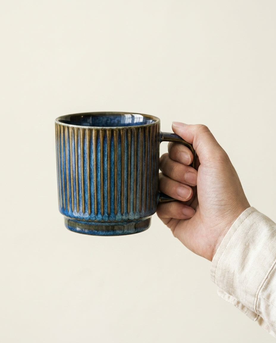 Atelier Fluted Mug — scale