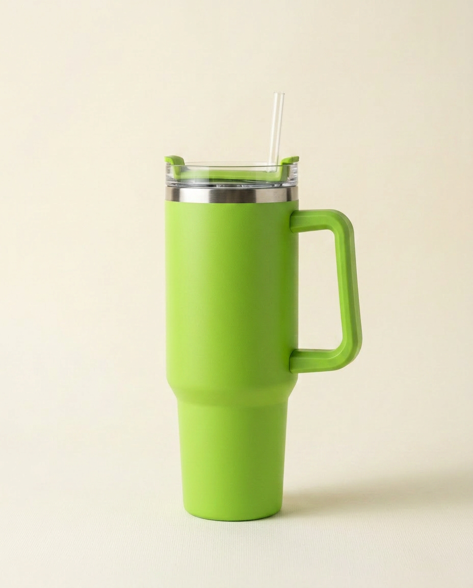 Atelier Steel Tumbler - hero_green