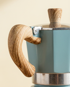 Bottega Wood-Handle Moka - macro_detail