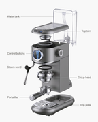 Capri Espresso Station, parts diagram