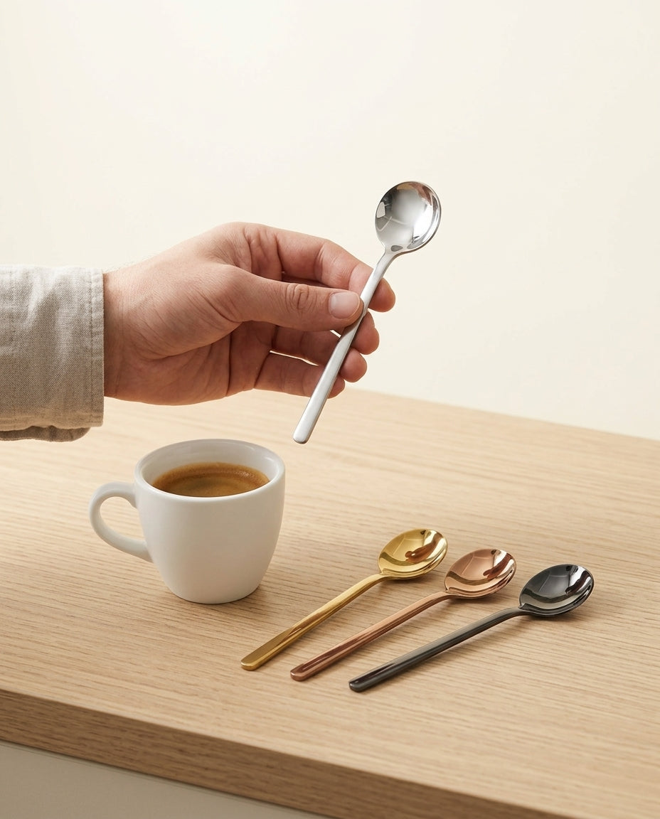 The Signature Coffee Spoons - scale