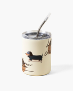 Dachshund Insulated Mug, studio photo