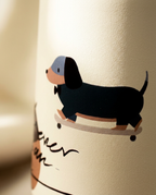 Dachshund Insulated Mug - macro_detail