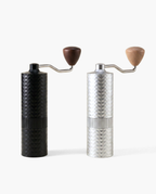 Diamond Manual Grinder, aluminum manual coffee grinder with steel burrs, finish options