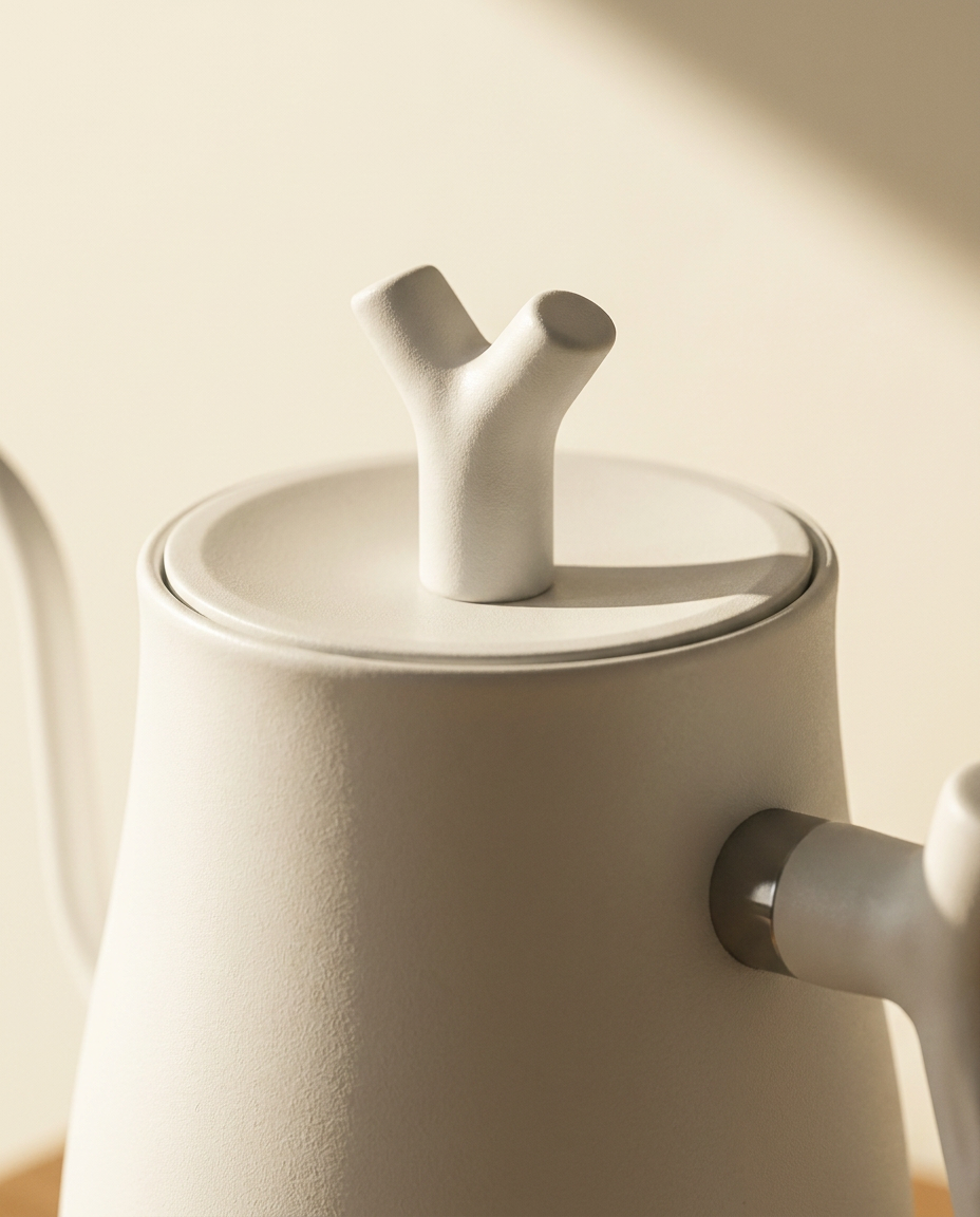 Editor's Gooseneck Kettle - macro_detail