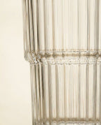 Riviera Ribbed Iced Glass - macro_detail