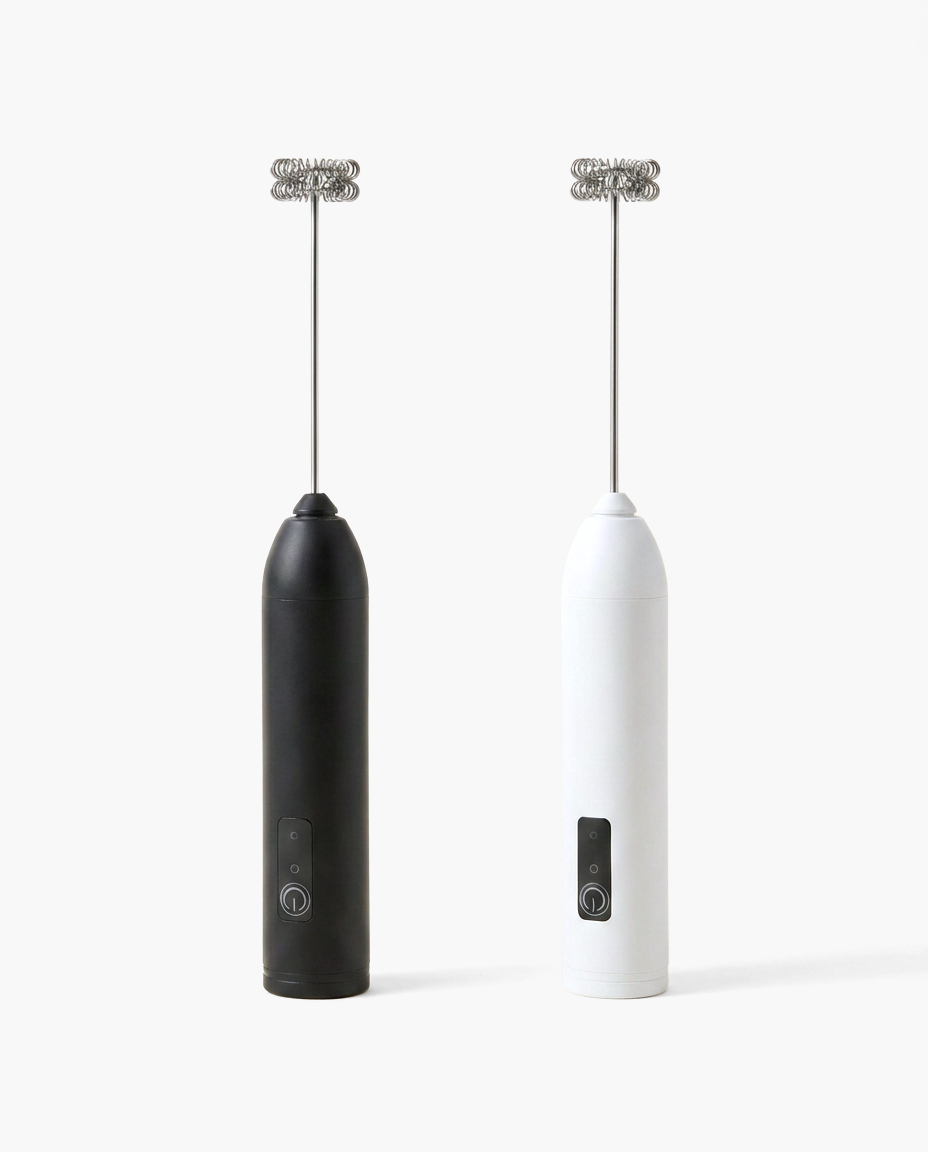 The Barista Milk Frother, all colors side by side