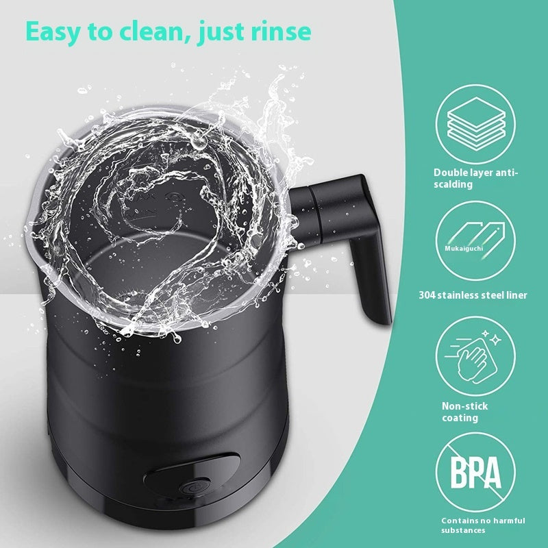 Le Maestro Milk Frother — in use