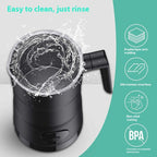 Le Maestro Milk Frother — in use