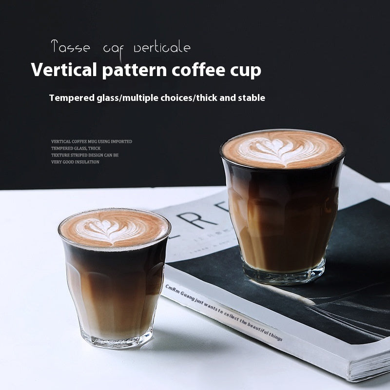 Murano Striped Glass — coffee glasses