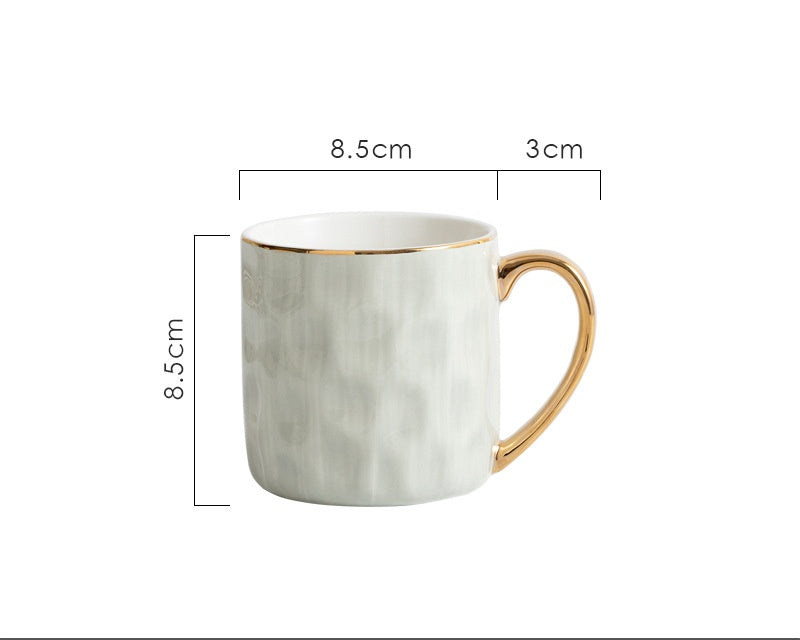 Studio Gold-Rim Mug — lifestyle scene
