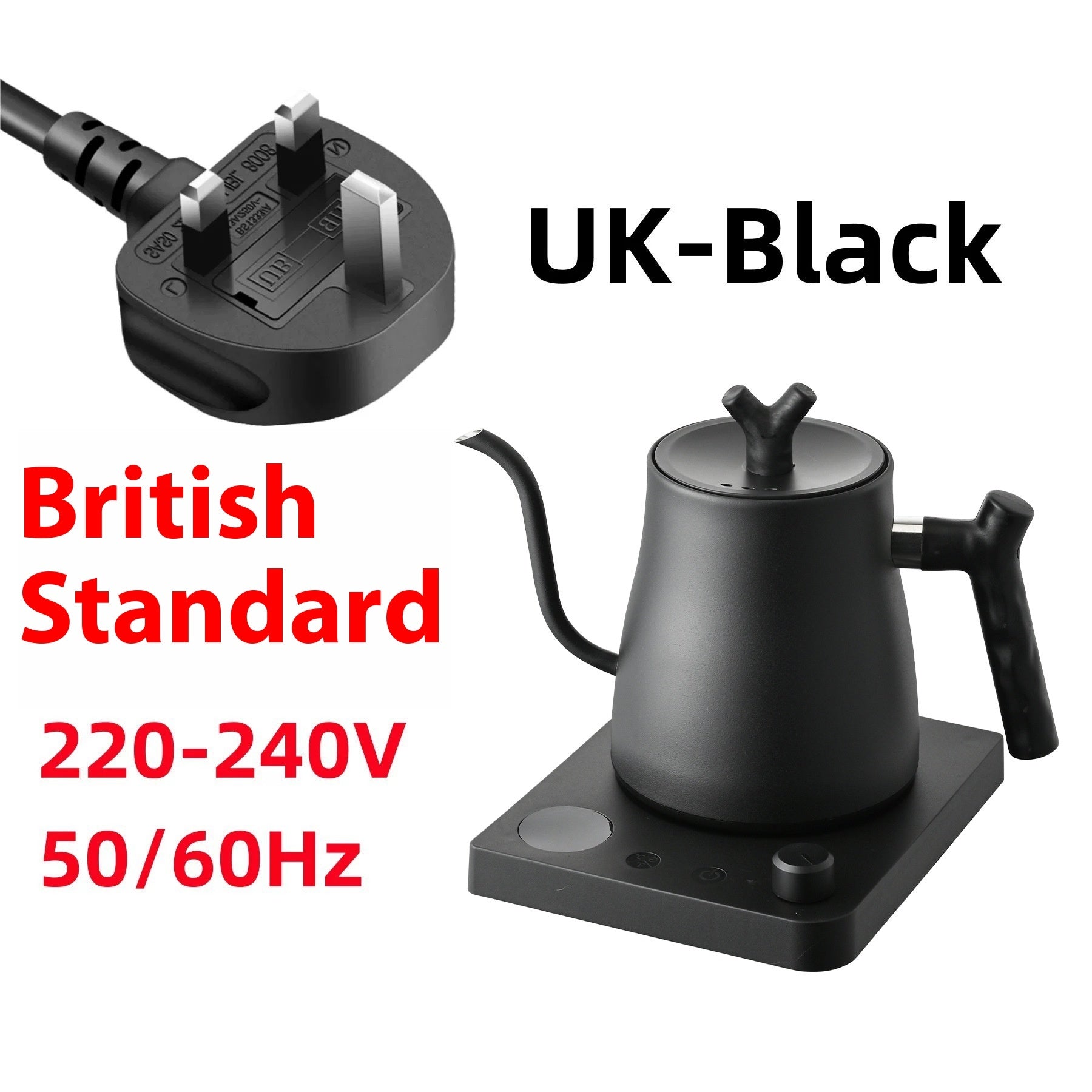 Editor's Gooseneck Kettle — scale reference