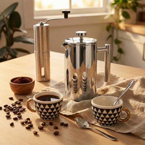 The Signature Stainless Steel French Press — view 8