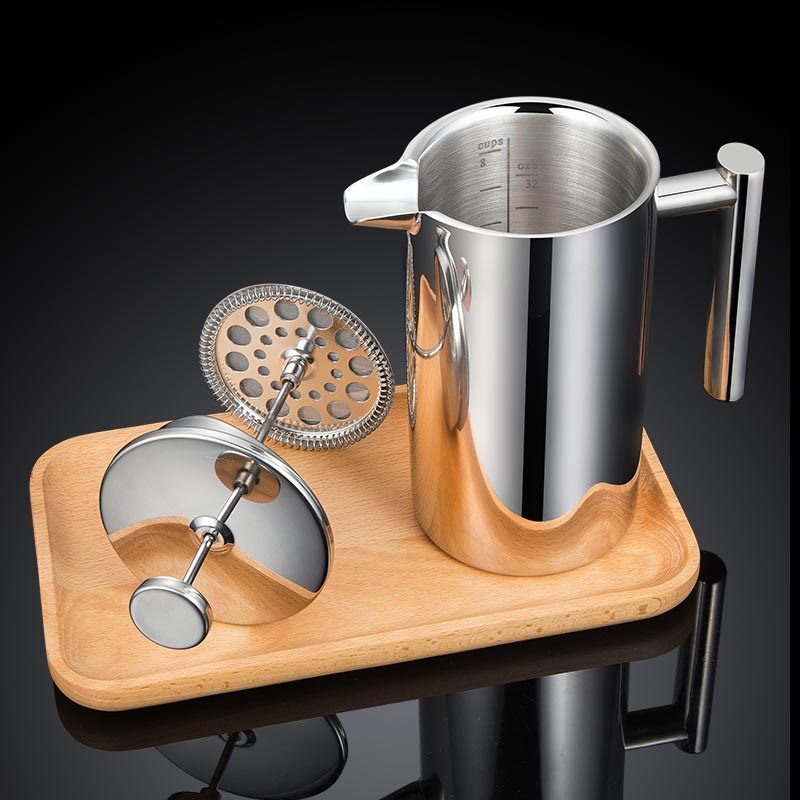 French press coffee maker inox premium 1L French Press & Co.