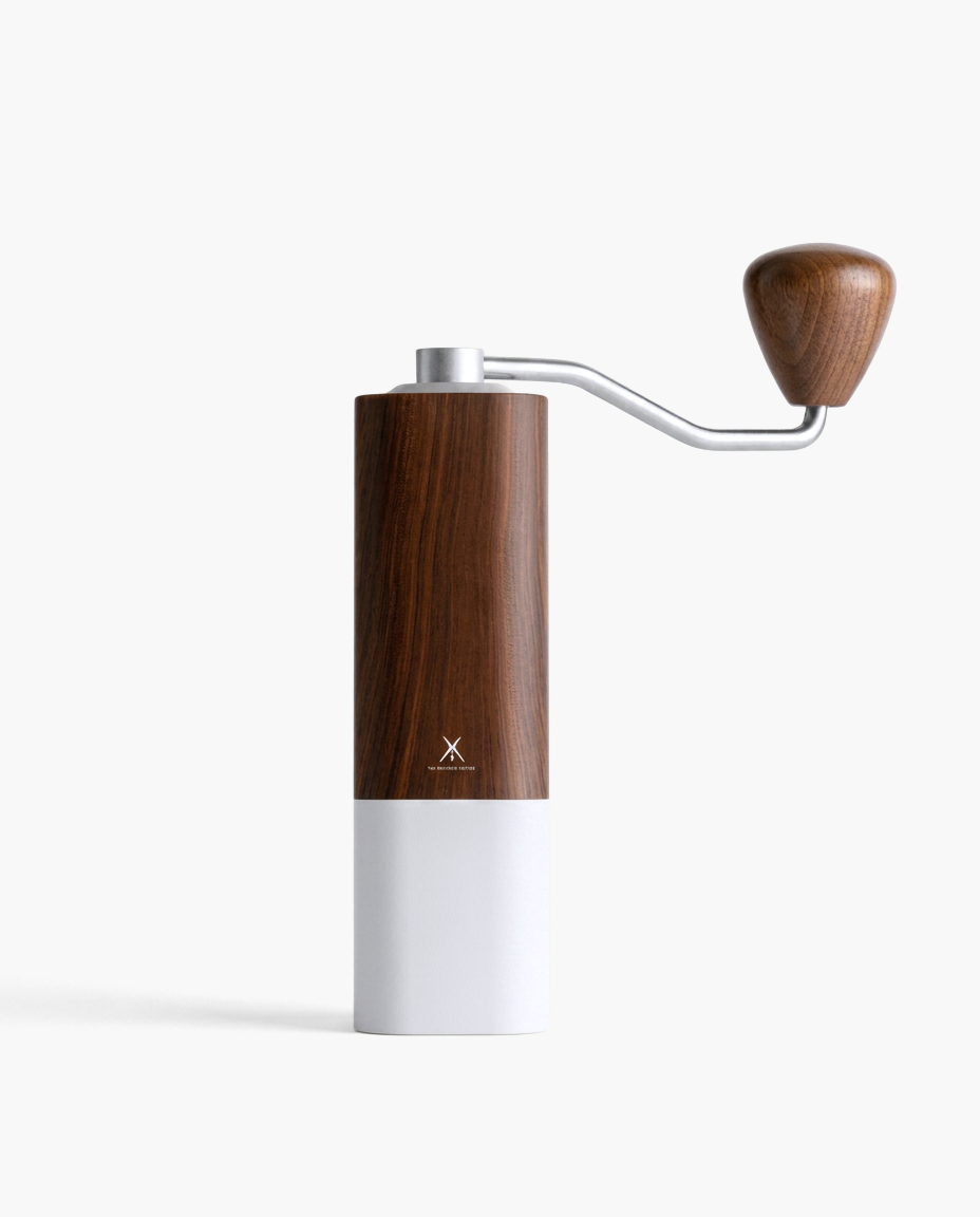 Heritage Hand Mill in Walnut Crown, studio photo