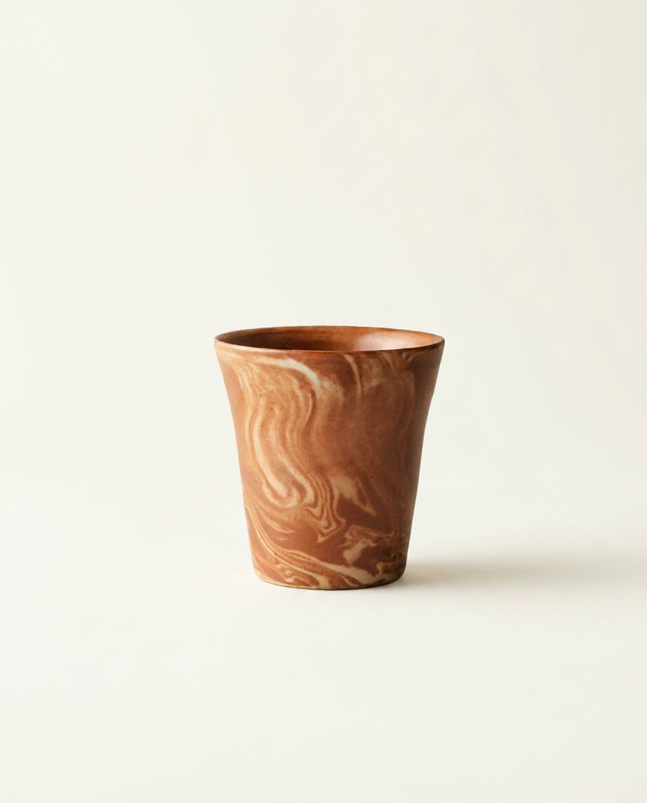 Kintsugi Marbled Mug - hero_red