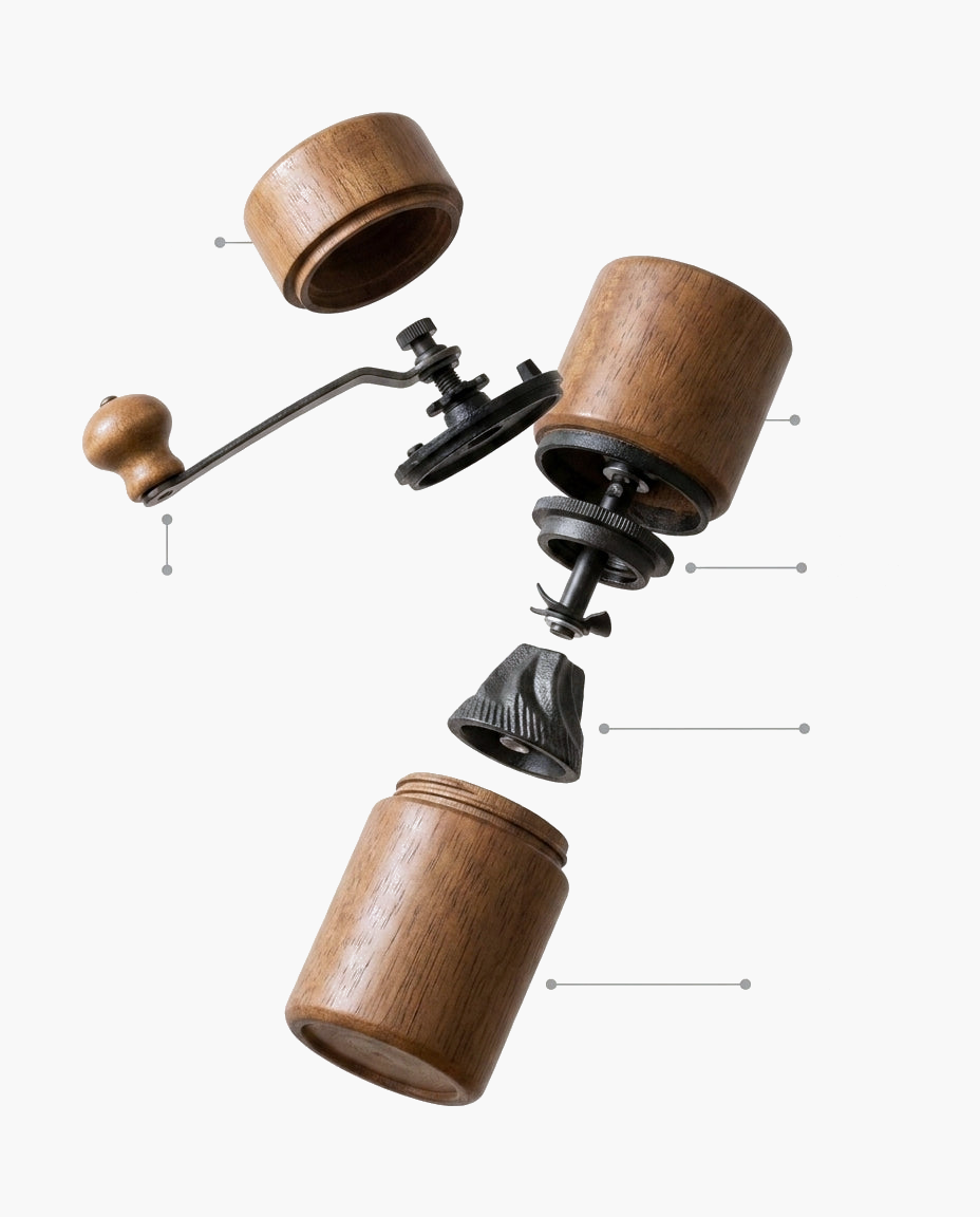 Kona Workshop Grinder, parts diagram