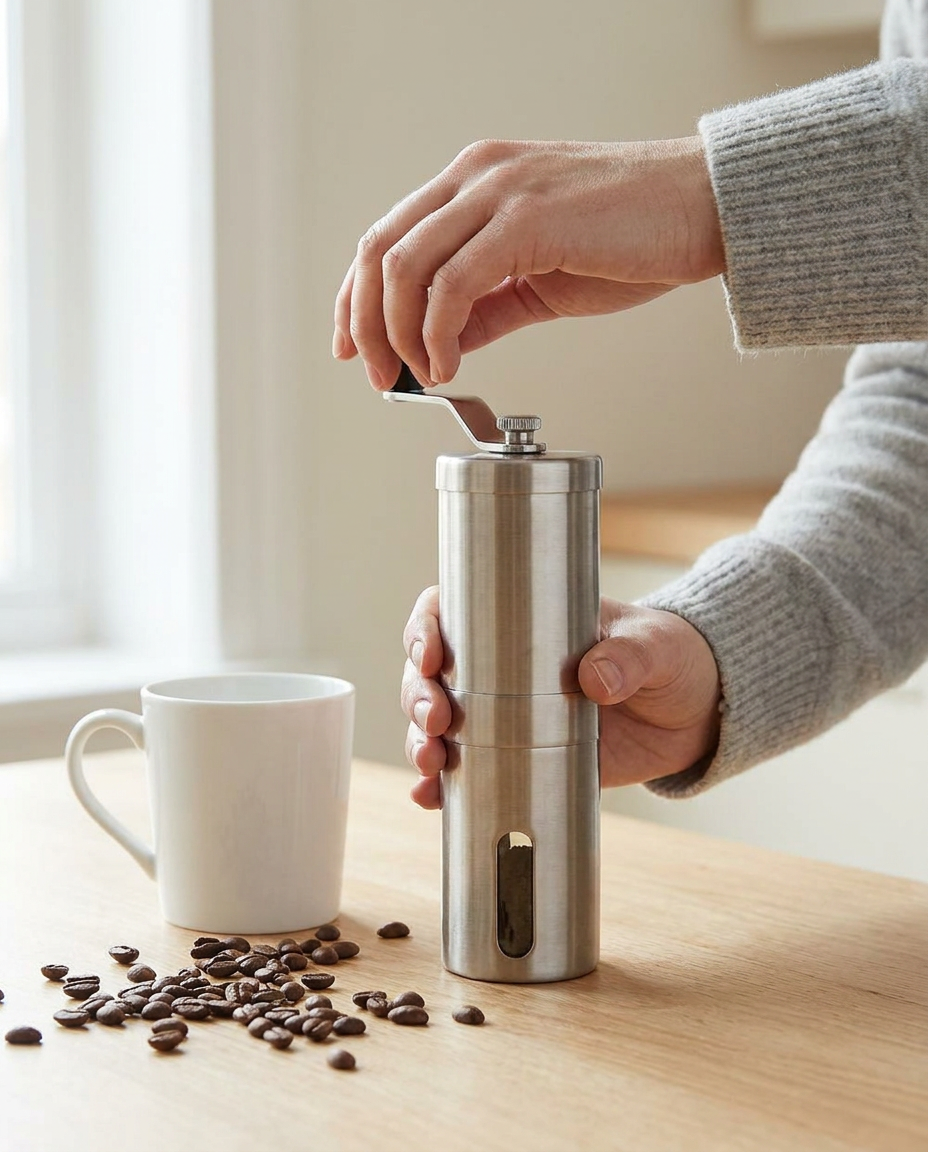 The Precision Manual Grinder - scale