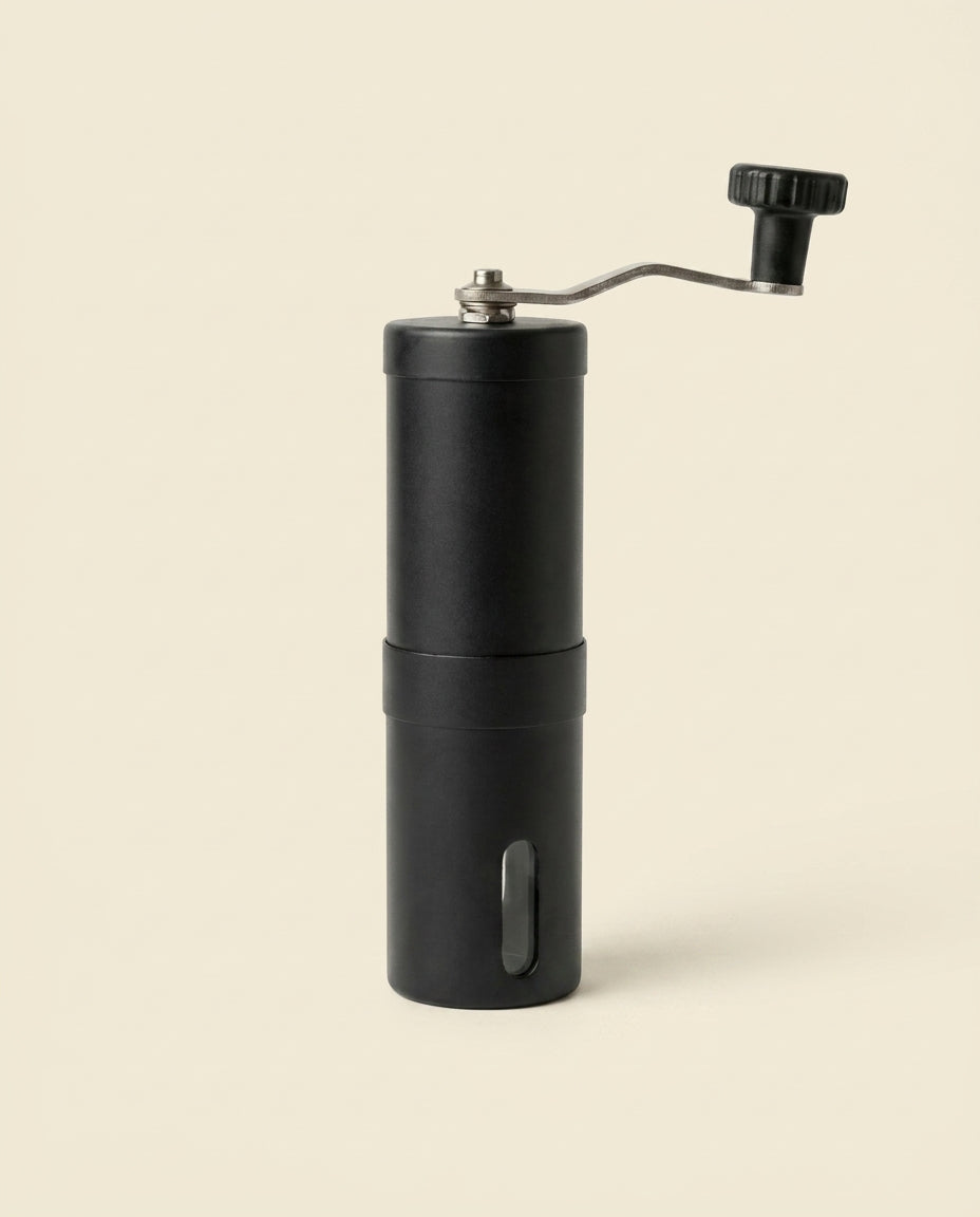 The Precision Manual Grinder - hero_brushed_black