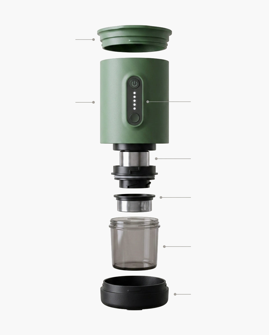 Nomad Capsule Press, parts diagram