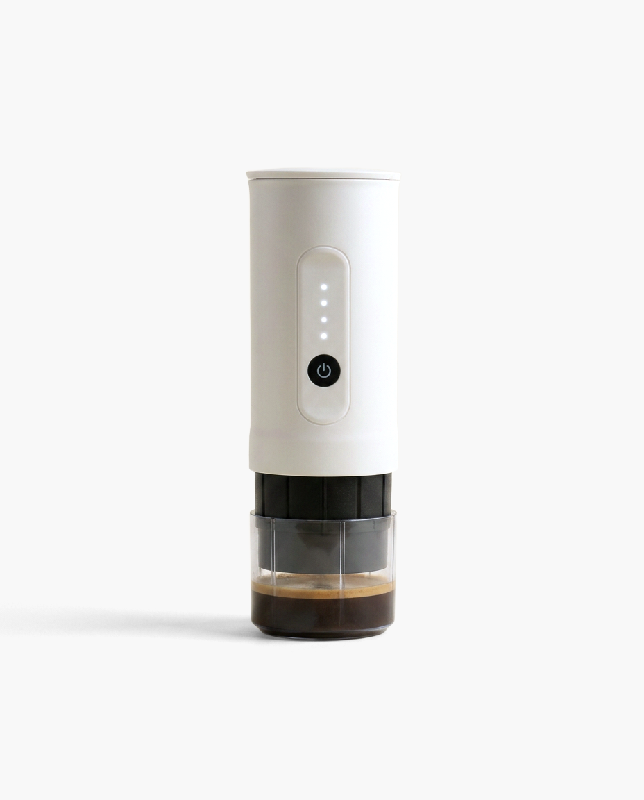 Nomad Capsule Press in White, studio photo