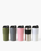 Nomad Press Mug, all colors side by side