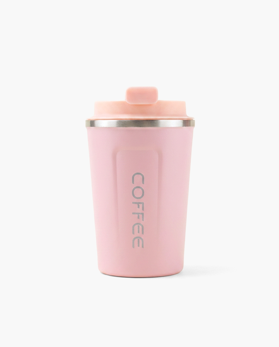 Nomad Thermal Mug in Pink, studio photo
