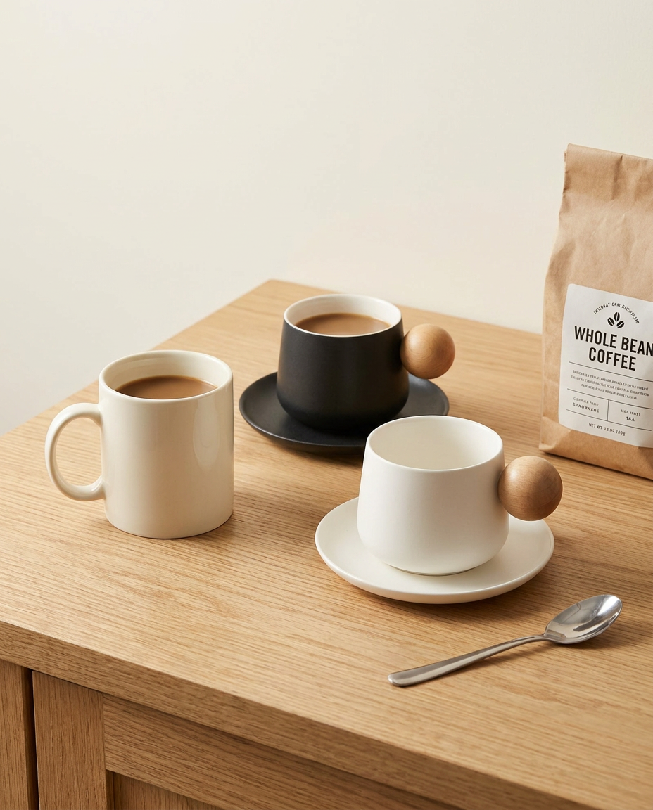 Orb Ceramic Mug - scale