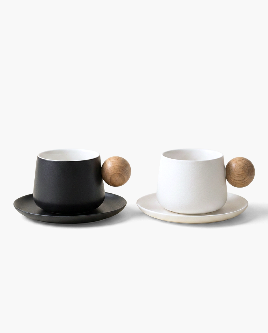 Orb Ceramic Mug, all colors side by side
