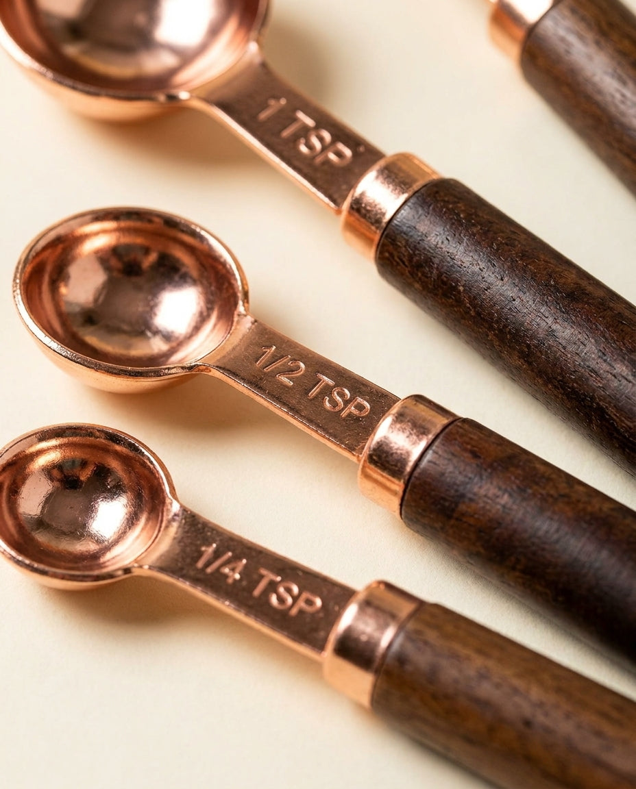 Pro Rose Gold Spoons - macro_detail