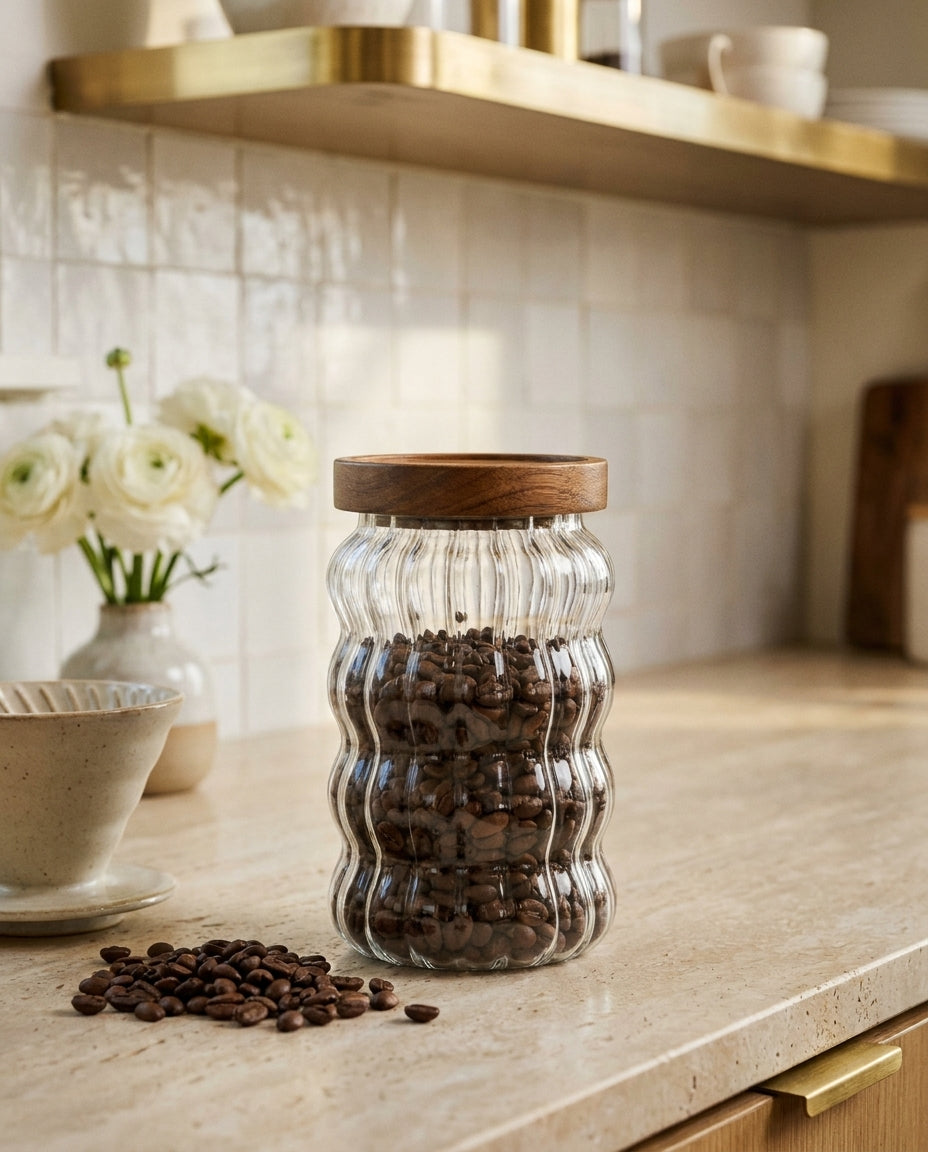 Ripple Glass Canister - whats_in_box