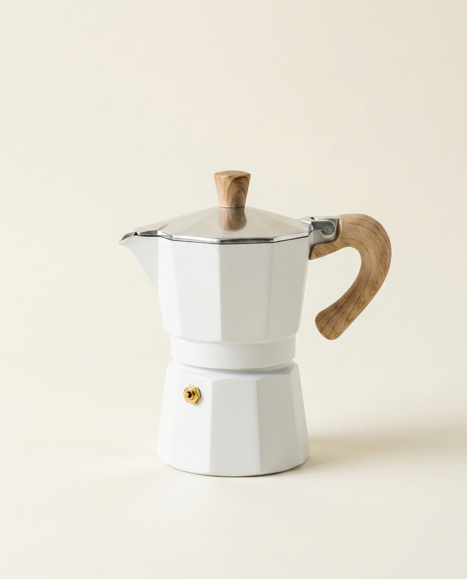 Roma Stovetop Moka, 3-Cup — hero_white