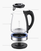 Sentinel Glass Kettle, parts diagram