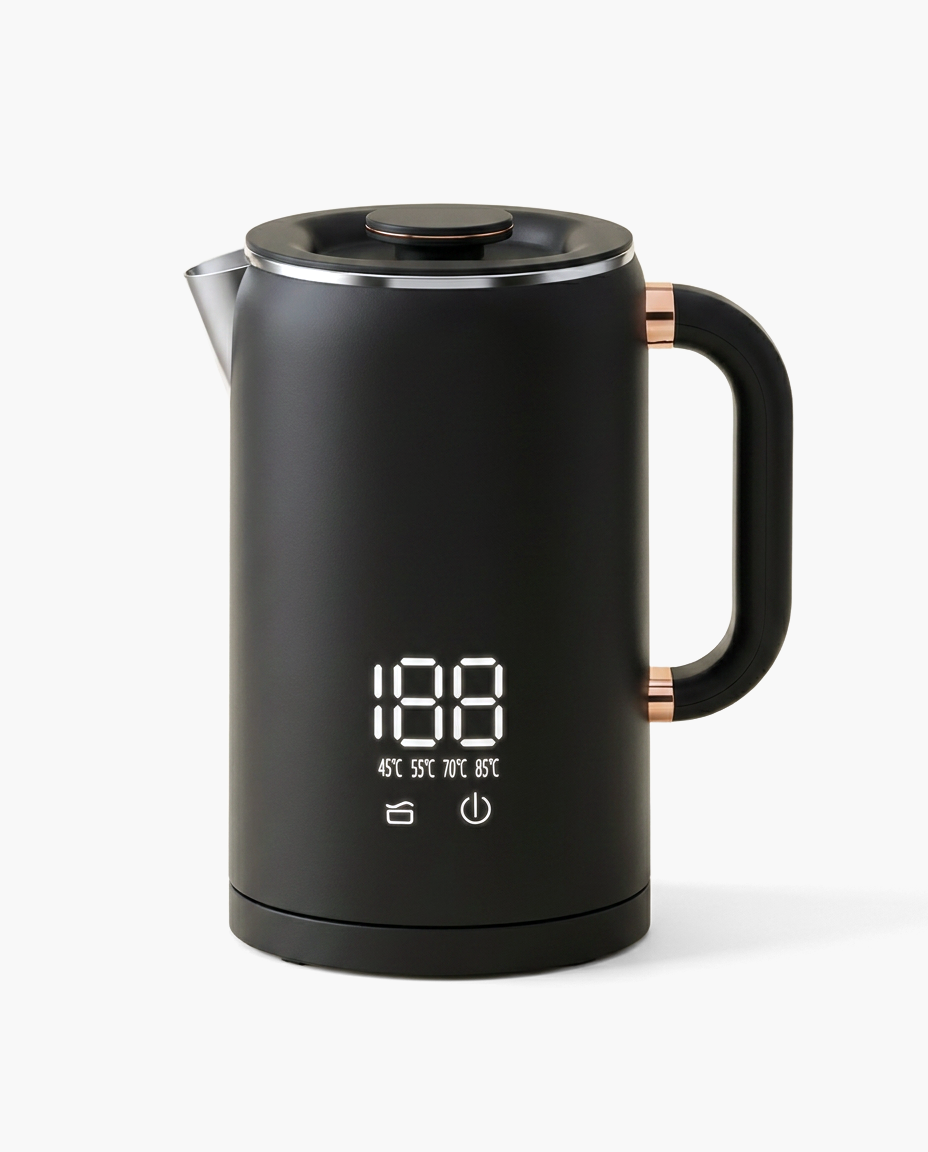 Sentinel Smart Kettle in Black, studio photo