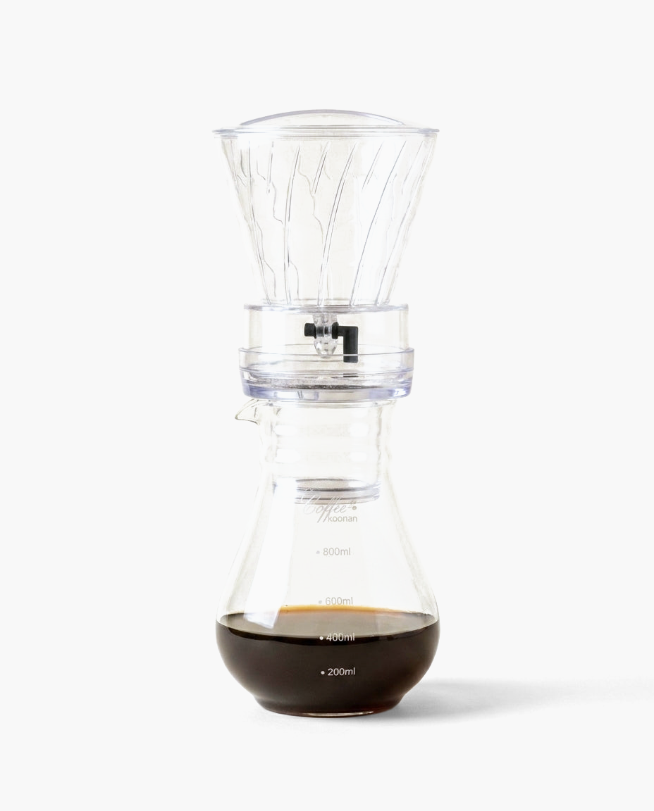 Slow Cold Drip Tower, studio photo