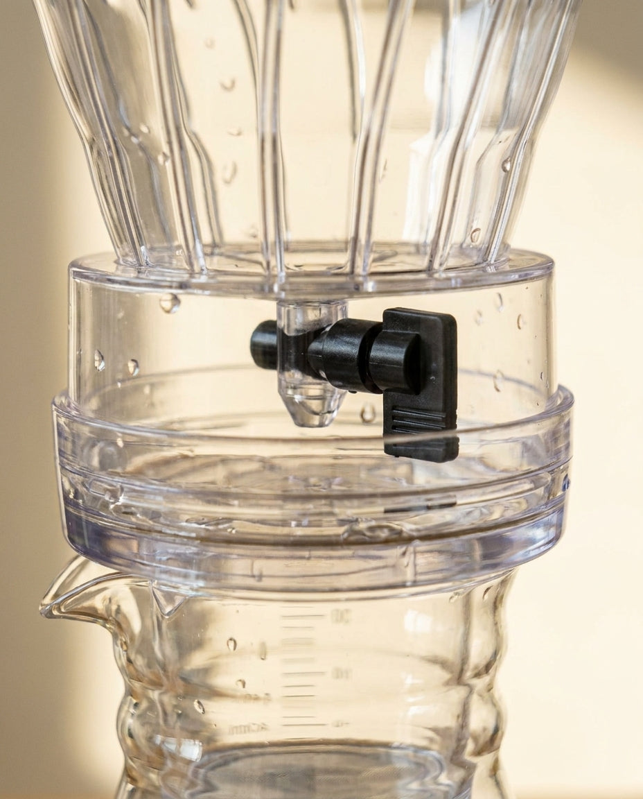 Slow Cold Drip Tower - macro_detail